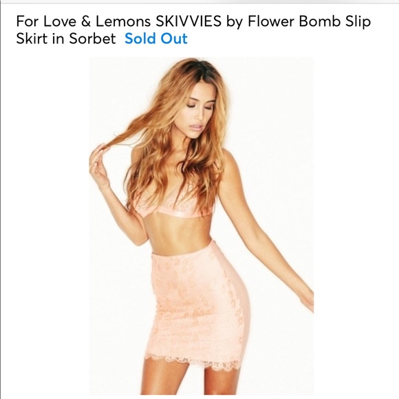 *Last One* Love & Lemons SKIVVIES Slip Skirt - Picture 7 of 8